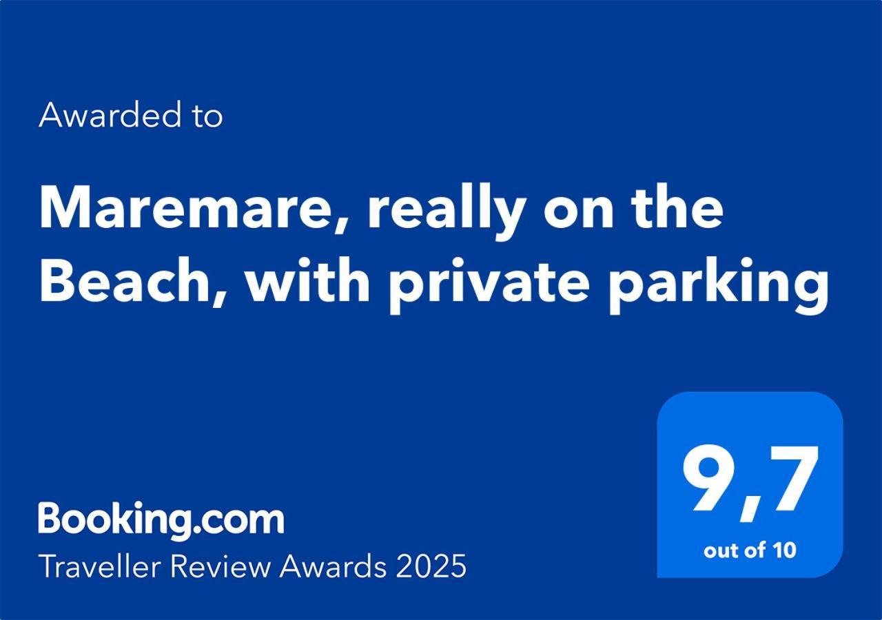 Maremare, Really On The Beach, With Private Parking * Savone